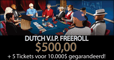 dutchvipfreeroll gratis pokeren, freeroll, gratis geld om poker te spelen en bonus